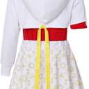 Zombies Costume for Girls Nova Costume,Cheerleader Dress for Character Halloween Cosplay (9-10 Years)