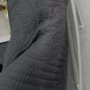 Sophia & William Bed Quilt Bedspread Coverlet - Reversible, Lightweight - Queen Size, Iron Grey