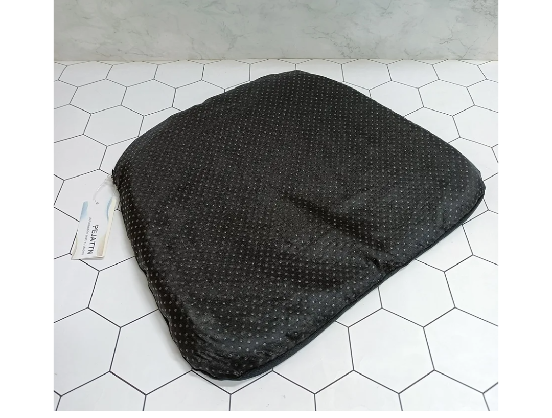PEJATTN Memory Foam Car Seat Cushion, Height Booster for Better Vision, Black