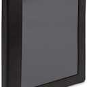 Samsill Professional Presentation 3 Ring Binder, View Binder with Clear Cover Sheet Window, 0.5 Inch Round Rings Hold 100 Sheets 8.5 x 11, Black