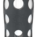 Lifefactory 22-Ounce Active Flip Cap Glass Water Bottle, 22oz, Carbon