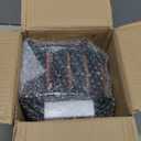 DEAYOU Wood Rotating Remote Caddy, Spinning Remote Control Holder for Table, 6-Compartment Wooden Revolving Office Supplies Desktop Storage Organizer for Pen, Pencil, Mail, Desk, Home, Living Room