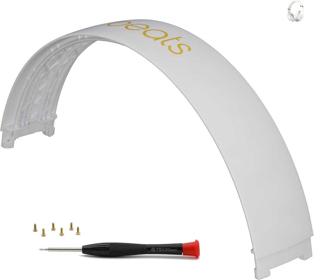Studio 3 Headband Replacement - Durable & Comfortable Cushion, Compatible with Studio 3 Wireless(A1914) & Studio 2 Wired/Wireless (B0500/B0501) Headphones (Studio 3-White)