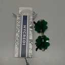 Hycredi St. Patricks Day Irish Shamrock Sunglasses Green Four Leaf Clover Leprechaun Costume Glasses