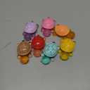 cntjv 10 Pcs Extra Large Luminous Resin Turtles Figures Sea Crafts Glow in The Dark Bulk Plastic Ocean Animals Figurines to Hide 10 Colors Dollhouse Garden Aquarium Micro Landscape Decor