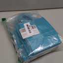 AZOWA Teal Blue Gift Bags Mini Kraft Paper Bags with Handles (4.7 x 2.4 x 6 in, Teal, 25 Pcs)