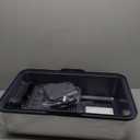 Enclosed Stainless Steel Cat Litter Box with Lid, Extra XL Large Metal Litter Box with High Sided, Easy Clean, Odorless, Anti-Urine Leakage, Includes Scoop (Darkgray)