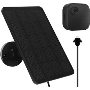 4W Solar Panel for Blink Outdoor 4 (4th Gen) Camera, Solar Panel with USB-C Port, Rubber Plug, IP65 Waterproof, 13.12ft Cable