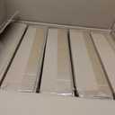 Showgeous Round Charger Plates 50 Pack 13” Gold Plastic Reef Rim