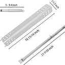 463347519 463347518 Grill Grates Heat Tent Replacement Parts for Charbroil 5 Burner 463243518 463275517 463275717 463373019 G470-0003-W1 Cooking Grids Heat Plates Burner Char-Broil Performance Parts