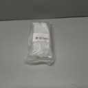 JETLAND Cabinet Drawer Crystal Pulls, 4-Pack, White with Clear Glass, 4" Hole Centers, Shining Daisy, Cabinet Handles for Dresser Nightstand Furniture, PW6738WW102