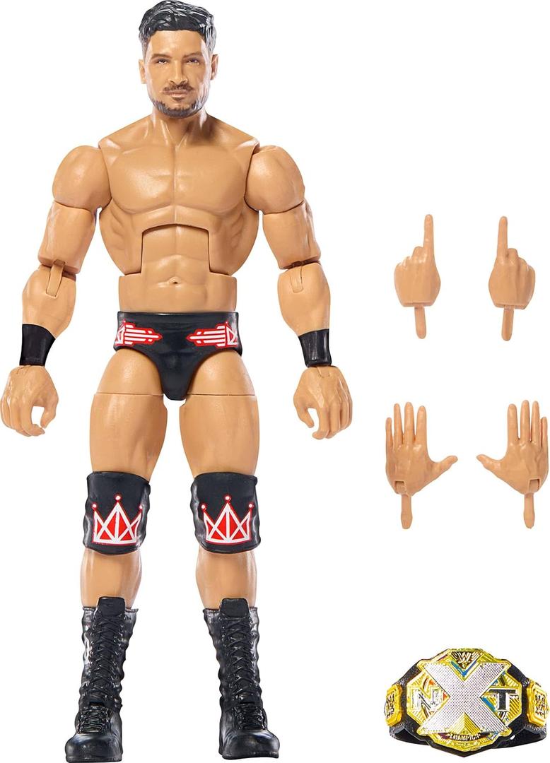 Mattel WWE Elite Action Figure & Accessories, Series #119, 6-inch Collectible Ethan Page with 25 Articulation Points & Swappable Hands