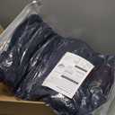 Men's Extra Long Parka Winter Coats Hooded Puffer Jacket Heavy Warm Water-resistant Outerwear Cold Weather (XL, Navy)