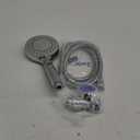 FASDUNT Shower Head with Handheld, High Pressure Handheld Shower Head with 80" Extra Long Stainless Steel Hose & Adjustable Bracket, Showerhead with ON/OFF Switch for Pets Bath (Premium Chrome)