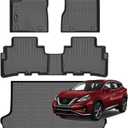 Jenofa-Car Floor Mats & Cargo Liner for Nissan Murano 2017.5-2024 Platinum | S | SL | SV | Midnight Edition All Weather Floor Mats Waterproof Durable Custom for Murano Accessories Black