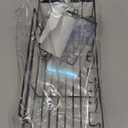 EUDELE Adhesive Shower Caddy, 5 Pack Rustproof Stainless Steel Bath Organizers With Large Capacity, No Drilling Shelves for Bathroom Storage & Home Decor (Black)