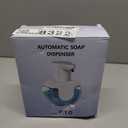 Automatic Soap Dispenser Touchless,Rechargeable Foaming Soap Dispenser,15oz/420ml Smart Hand Soap Dispensers,4-Level Adjustable,Wall Mount for Bathroom Kitchen Dish Soap,Hands-Free (White)