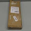 Stove Top Shelf, Extendable Spice Rack for Kitchen - Adjustable Over-the-Stove Shelf with 4 Hooks, Seasoning Organizer Countertop, Extra Space Saver (Black)