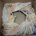 Fall Corn Husk & Wheat Wreath for Front Door 24 Inch, Farmhouse Style Rustic & Minimalist Autumn Wreath, Fall Harvest Decor for Home Porch Door Wall Indoor/Outdoor