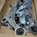 TRQ Front Lower Control Arm with Ball Joint Set Driver & Passenger Side Lower Compatible with 2009-2014 Nissan Murano