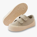 Boys Girls Kids Shoes Dual Hook and Loops Cupsole Casual Lightweight Canvas Sneakers with Sport Sole, Size 1.5