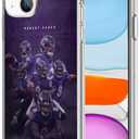 Compatible with iPhone 14 Case, Durable Full Body Protection, Soft TPU Shockproof Clear Case (Baltimore-Jackson-4)