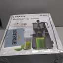 Cold Press Juicer, 5.8" Wide Feed Chute Juice Extractor Machine with 400W, High Juice Yield, Slow Masticating Juicer for Whole Vegetables & Fruits, Light Grey