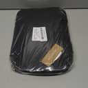 BAGSMART Toiletry Bag Travel Bag with Hanging Hook, Water-resistant Makeup Cosmetic Bag Travel Organizer for Accessories, Shampoo, Full-size Container, Toiletries (Black, Medium)