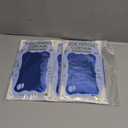 Voircoloria 3 Pack 3.3x8.2 Feet Blue Foil Fringe Backdrop Curtains, Tinsel Streamers Birthday Party Decorations, Fringe Backdrop for Graduation, Baby Shower, Gender Reveal, Disco Party