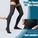 Thigh High Compression Socks,20-30 mmHg Closed Toe Compression Stockings for Men Women,for Varicose Veins,Edema,DVT
