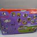 Schleich Horse Club - 227PC Lisa Transporter Playset Horse Toy Trailer Set with Family, 3 Horses, Dog, Grooming Station & Rooftop Pool for Real Water Play Realistic Toys for Kids Ages 5+ | 42619, One Size