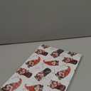 ZINTBIAL Christmas Wrapping Paper for Kids Adults - Xmas Wrapping Paper with Red/Black Plaid, Reindeer, Gnome, Ho Ho Words - 28 x 40 Inches, 6 Jumbo Sheets, Easy to Store, Black Christmas 