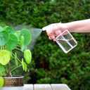 Youngever 5 Pack Empty Plastic Spray Bottles, Assorted Color Square Spray Bottles for Hair and Cleaning Solutions (12 Ounce)