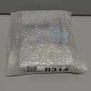 1080pcs 8mm Glass Beads 24 Color Black Bracelet Beads Round Crystal Glass Bead Marble Rosary Loose Bead for Bracelet Necklace Jewelry Making Supplies Women Men Halloween Eid Mubarak Ramadan Decoration