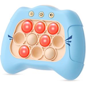 Handheld Game for Kids 6-12, Sensory Fidget Toys for Kids 8-12, Birthday Gifts for 6 7 8 9 Year Old Boys & Girls & Teens-Blue