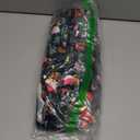 Adults Christmas Velvet Trim Jumpsuit Costume Sleeveless Strap Baggy Overall Xmas Santa Claus Wide Leg Romper Pants (A-multi-color), XL