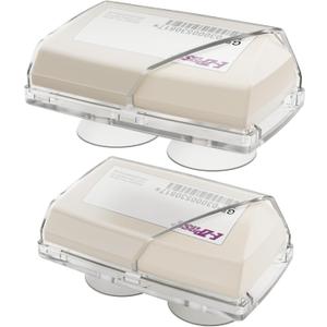 2 x 2 Pack EZ Pass Holder for Windshield. Ezpass with Strong Suction Cups. Toll Pass Transponder iPass Holder. (2, 3.7 x 1.9 inches)
