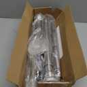 Silver Long Curtain Rod Tension Shower Curtain Rods 30 to 120 inch Adjustable Heavy Duty Rods for Bathroom Windows Outdoor Spliced Telescopic Design No Drill No Slip Stainless Steel