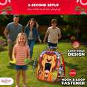 Swooc Games - Safari Sling | 2-in-1 Bean Bag Toss Game for Kids | 5-Second Setup Kids Cornhole Game Set | Outdoor Toddler Activities | Backyard Party Games | Corn Hole Set Toddler Bean Bag Toss