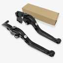 Generic Compatible with KTM Duke 125 200 250 390 RC125 RC200 RC390 Brake Clutch Lever CNC Aluminum Extendable Adjustable Levers Accessories (Black `Black)