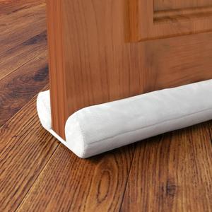 Door Draft Stoppers for Bottom of Door,Under Door Draft Stopper Soundproof,Under Door Gap Filler 30-37",Two Sided Draft Stopper for Bottom of Door,Door Draft Blocker Weather Stripping (White, Large)