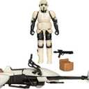 STAR WARS Epic World of Action Scout Trooper & Speeder Bike, 4-Inch Action Figure & Vehicle, Toys for 4 Year Old Boys and Girls & Up