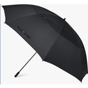 Automatic Open Golf Umbrella, 72 inch Extra Large Oversize Double Canopy Vented Stick Umbrellas, Windproof Waterproof Umbrella for Men And Women Amazon's Choice