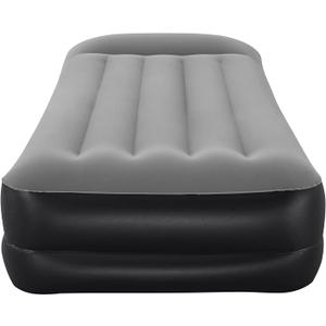  Tritech Air Mattress, Twin Size with Built in AC Pump | Durable Inflatable Mattress with Fast Inflation and Storage Bag, Grey, Size 6"L×3,45"W inches
