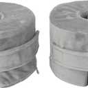 2pcs Foot Elevating Pillow, Leg Rest Post Surgery Pillow, Soft and Adjustable Sleeping Wedge for Men and Women, Ankle Protector Support Elevated Foot Heel Pillow for Sore Foot Pressure (Grey)