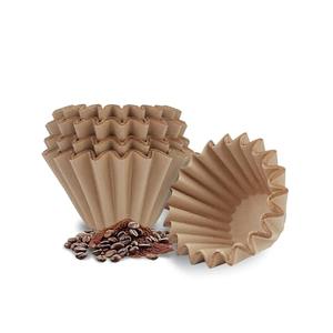 Disposable Small Coffee Filters,100PCS Unbleached Basket Coffee Paper Filter for Ninja Pods & Grounds Specialty Single-Serve Coffee Maker PB051 PB041, Kalita Wave Dripper 155, 1-2 Cup