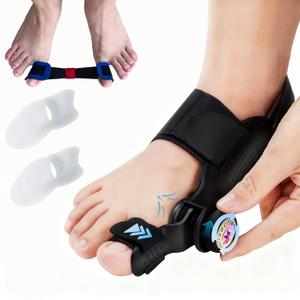 Bunion Corrector for Women Men Big Toe Straightener Bunion Fix with Adjustable Knob-Orthopedic Bunions Splint Brace Toe Alignment Correction for Hallux Valgus Pain Relief, Suitable for Day & Night Use