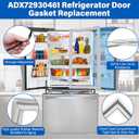 Upgraded ADX72930461 Refrigerator Door Gasket Replacement Compatible with LG Kenmore LFX31945ST LFX25991ST, 4017 Unbent PS11732674 Fridge Gasket Replace ADX72930414 ADX72930453 Door Seal