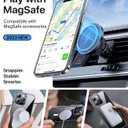 Strong Magnetic Clear for iPhone 15 Pro Max Case, [Never Yellow] [Compatible with MagSafe] [Military Grade Drop Tested] Shockproof Protective Slim Cover for iPhone 15 Pro Max Phone Case, Clear