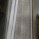 Rubbermaid 36" Pantry Organization Shelf System Direct Wall Mount 4 Shelves and Mounting Hardware Kit Included White Wire Shelving System for Home/ Pantry/ Closet